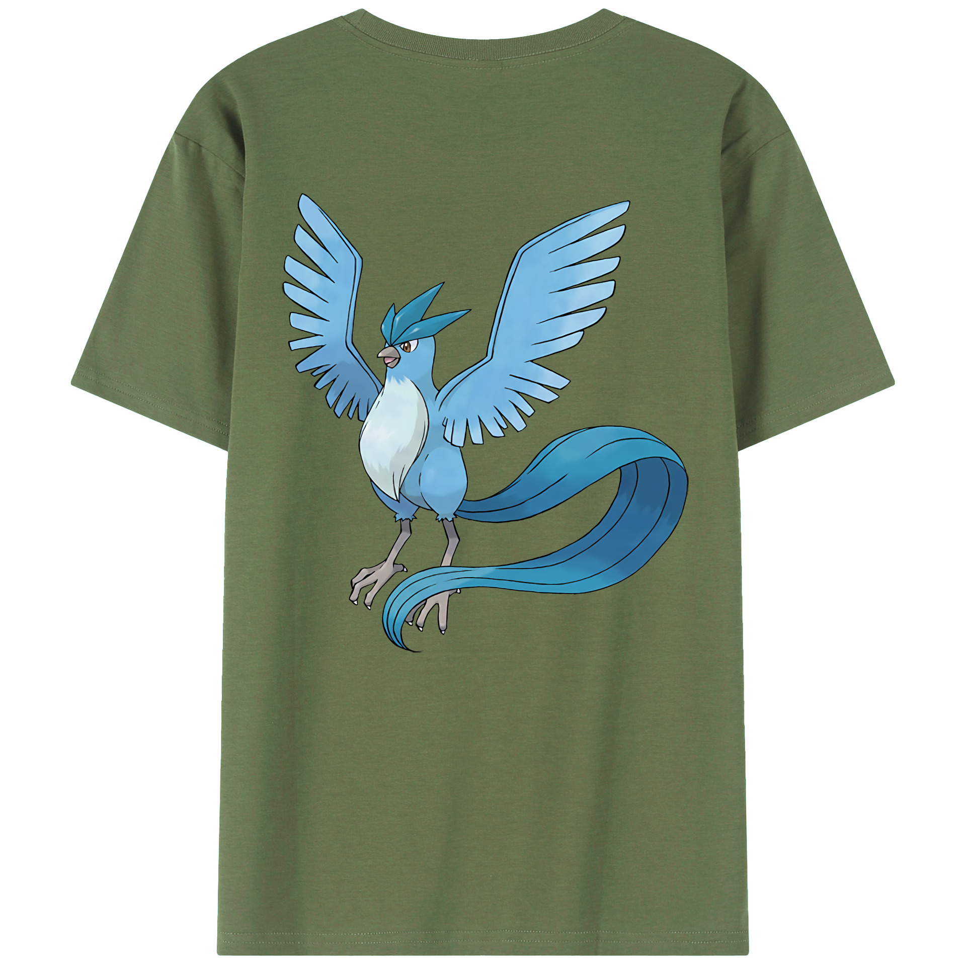 （画像用） ポケットモンスター Pokémon 綿100％ メンズ半袖Tシャツ（バックプリント） 通気性